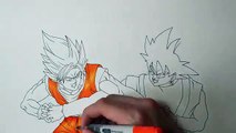 Speed Drawing - Goku SSJ Blue | Black SSJ Rose (Dragon Ball Super)