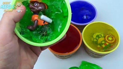 Download Video: Сups Stacking Toys Play Doh Clay Pj Masks Disney Collection Learn Colors for Children