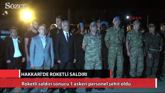Hakkari'de roketli saldırı