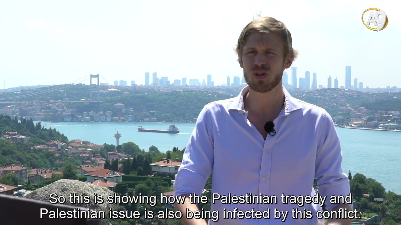 Luca Steinmann talking about Palestinian refugees that is coming from Syria