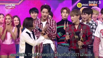 [ซับไทย] 170830 Wanna one Energetic 13th win (TRIPLE CROWN!!) @Show Champion