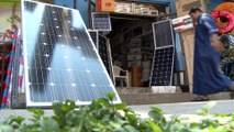 Yemenis depend on solar power amid war