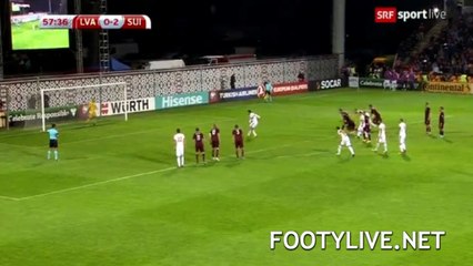 Ricardo Rodriguez Goal HD - Latvia 0-3 Switzerland 03-09-2017 HD