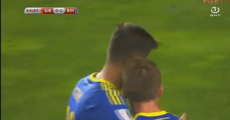 Kenan Kodro GOAL - Gibraltar 0-2  Bosnia & Herzegovina 03.09.2017