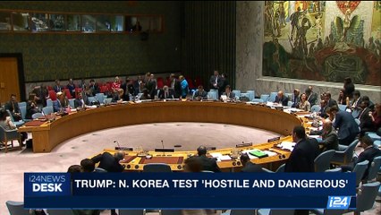 i24NEWS DESK | N. Korea bomb prompts world wide condemnation | Sunday, September 3rd 2017