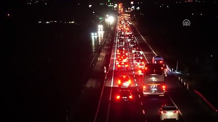 Tatilciler Dönüş Yolunda