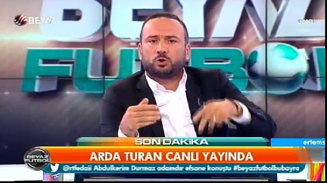 Arda Turan hakkında eleştirilere Beyaz Tv'de yanıt verdi