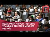 Parlamento Infantil concluye trabajos en San Lázaro