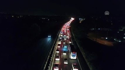 Tatilciler Dönüş Yolunda