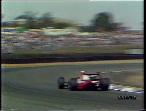 Gran Premio di Gran Bretagna 1990: Camera car di Modena, sorpasso di N. Piquet a Bernard e pit stop di Warwick