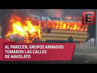 Balacera y bloqueos en Villa Juárez, Sinaloa