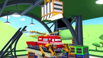 Taylor the Train has crashed inside the tunnel ! - Cars & Trains construction cartoon for children