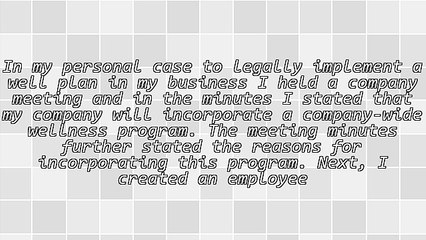 Creating a Wellness Plan for Your Company