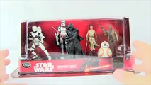 Star Wars Force Awakens 6 Figure Play Set Disney Store Exclusive Unboxing, Review By WD To