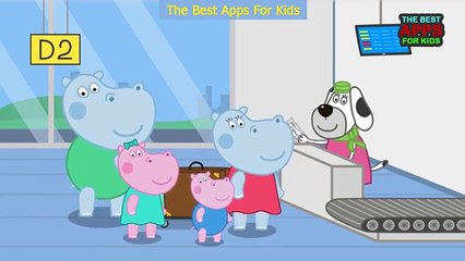 Download Video: Hippo Peppa Airport | Apps For Kids | Kids Airport Adventure | Best iPad App Demos For Kid