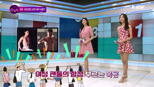 [빈빈의 순발력] 5위 [청년경찰] 500돌파 순항 … 박서준-강하늘 복근 화제