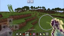 マイクラPE かめはめ波が打てる！？ドラゴンボールアドオン！【アドオン】【PCなし】