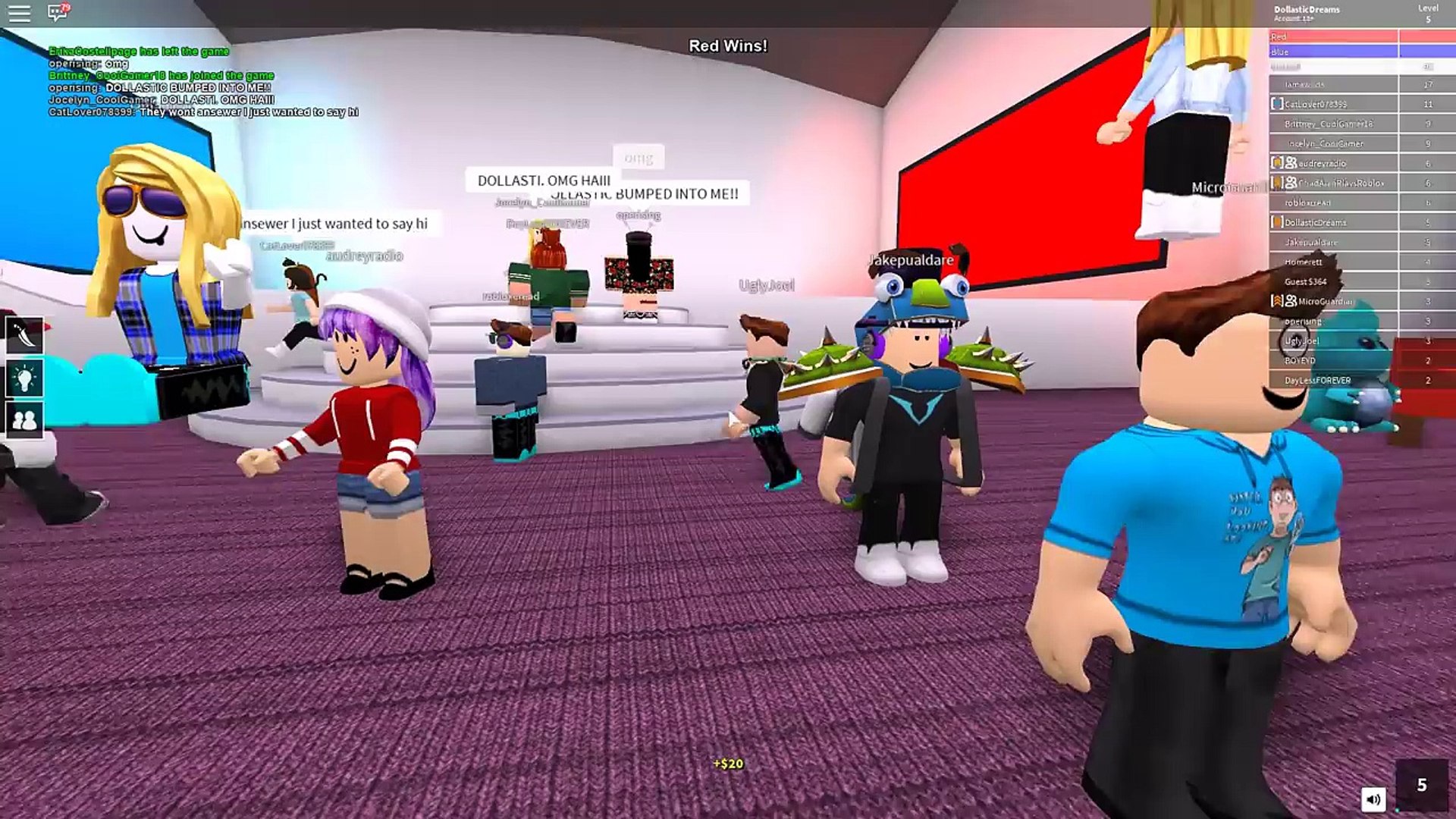 Omg Yes Omg No Roblox Pick A Side With Gamer Chad Audrey Microguardian Dollastic Plays - chad alan plays roblox with audrey