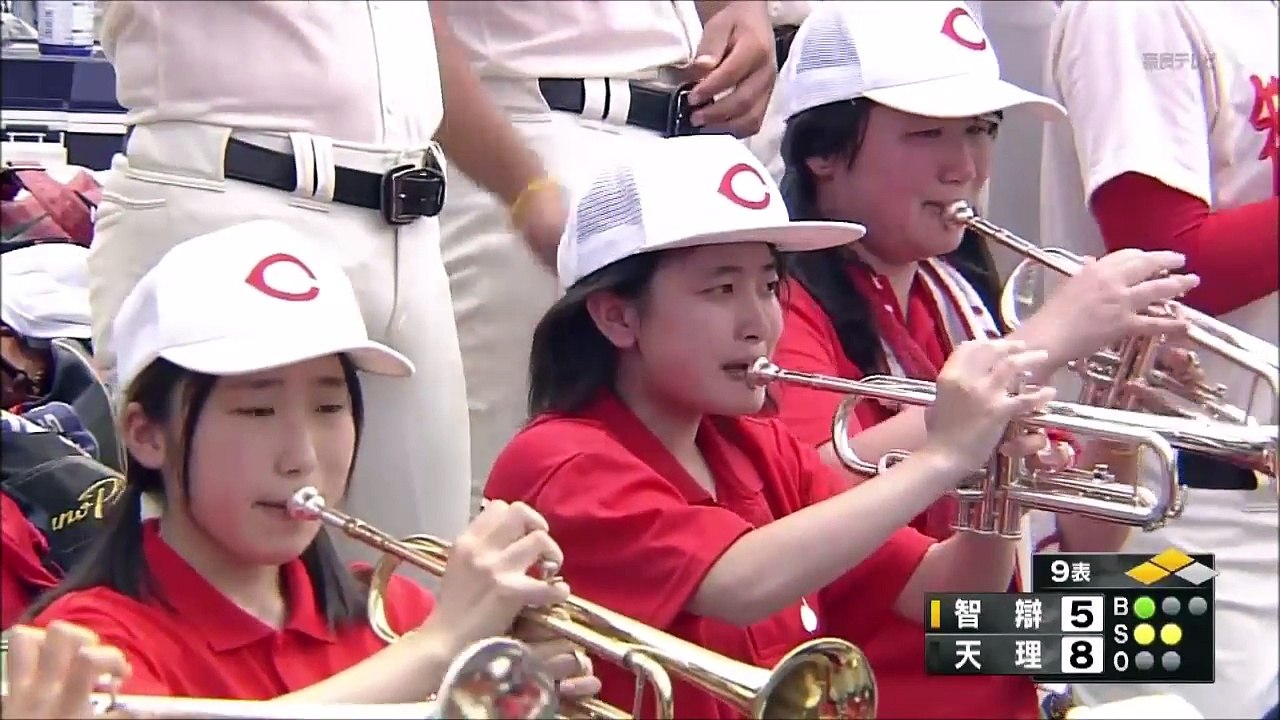 [高校野球2017夏奈良大会準決勝] 天理 VS 智辯学園 9回表智辯学園の攻撃 全打席