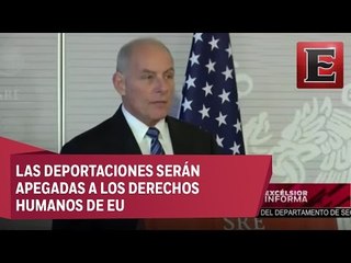 No se usará al Ejército para detener la migración: John Kelly