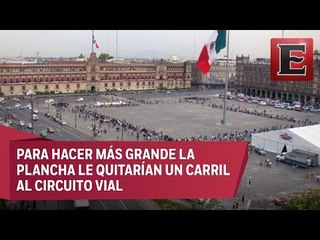 Gobierno capitalino remodelará y agrandará la plancha del Zócalo