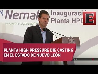Peña Nieto encabeza la inauguración la Planta HPDC