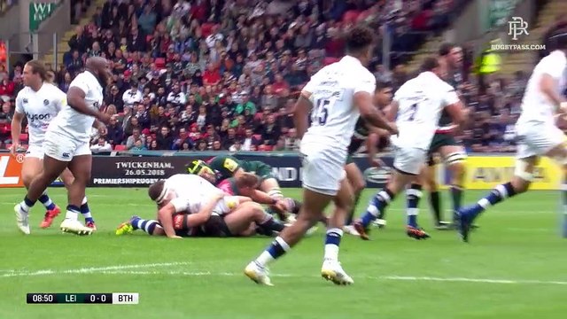 Leicester Tigers v Bath - 1st Half - RD 1 - Aviva Premiership 2017