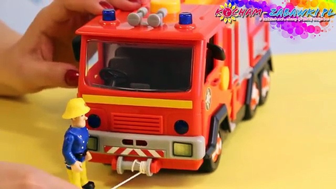 Fireman Sam / Strażak Sam - Jupiter with Figure / Wóz Strażacki Jupiter - Simba - 10925106