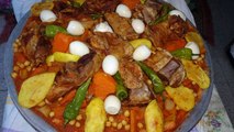 المثرد عادة من عادات افراح بلادنا المطوية ولاية قابس- المطبخ التونسي - Tunisian Cuisine Zakia