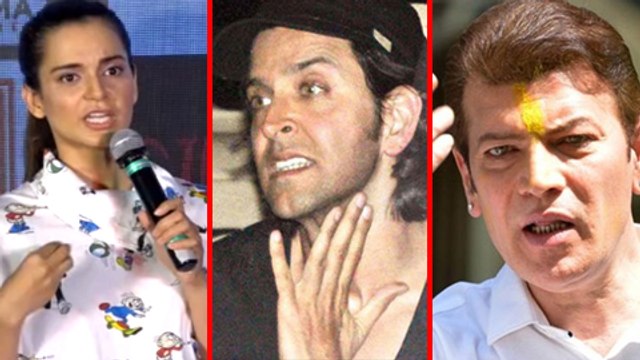 Angry Kangana Ranaut SLAMS Media Over Hrithik Roshan And Aditya Pancholi Question