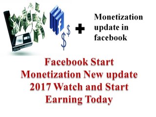 Start Earnings from facebook by video post monetization