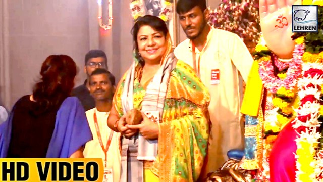 Priyanka Chopra's Mother Madhu Chopra Visits Andheri Cha Raja