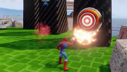 Acción América y batallas Capitán Niños divertido parque robot de canciones hombre araña truco con s