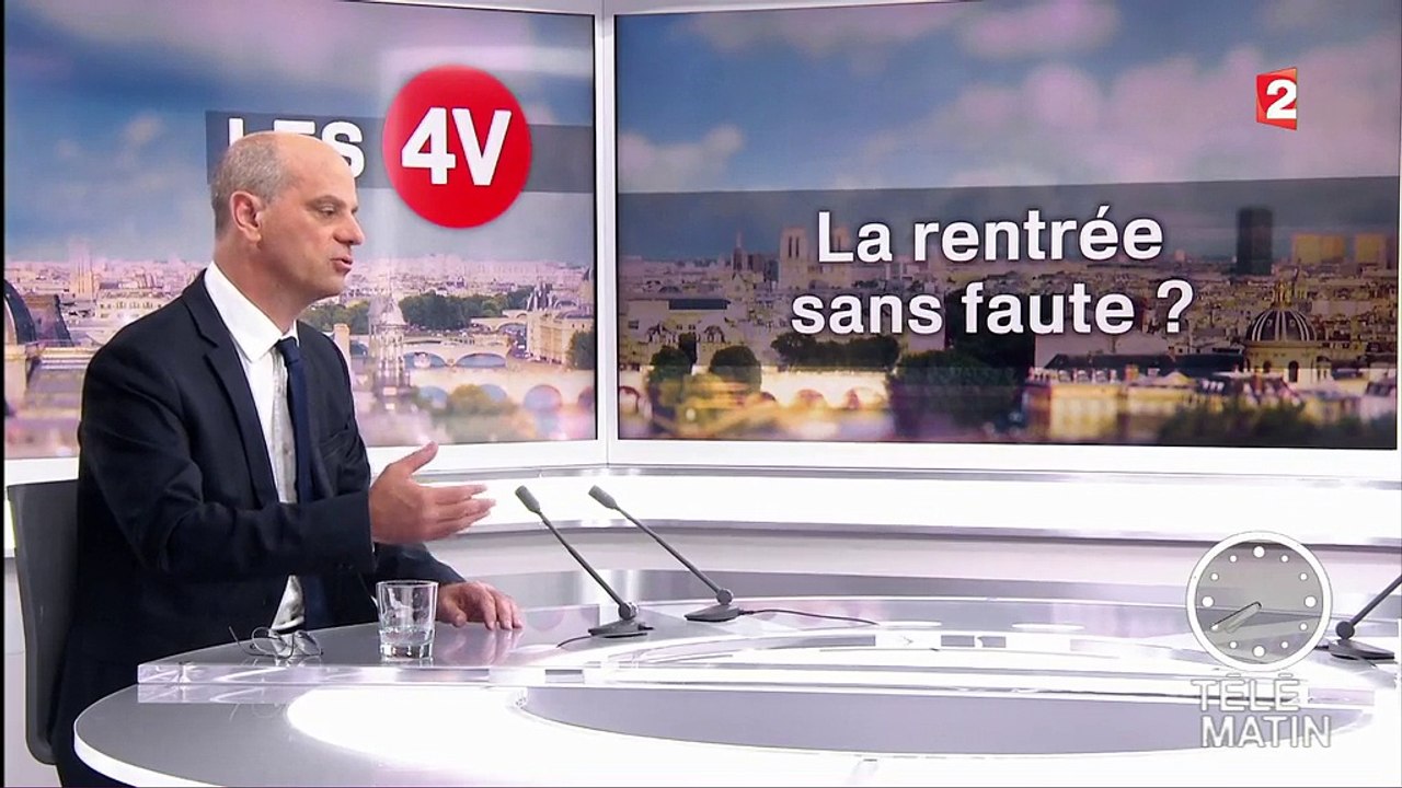 Rentrée scolaire : "il y a plus de moyens pour l'école primaire qu'à la rentrée précédente", assure Blanquer