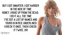 Taylor Swift Look What You Made Me Do Lyrics
