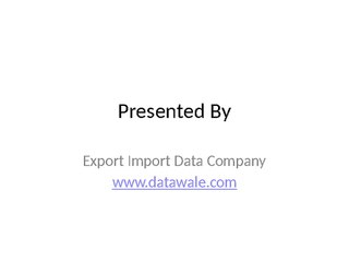 Export Import Data Compnay -DataWale.com