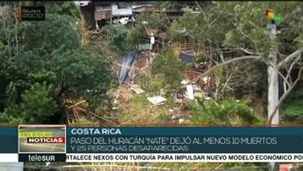 "Nate" deja 10 muertos y 25 desaparecidos en Costa Rica