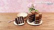 How To Mini Nutella Chocolate Cake Tutorial // DIY Miniature Food