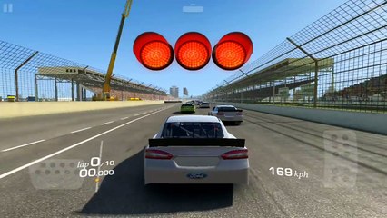 Real Racing 3 Gameplay with Ford Fusion Nascar, Indianapolis Motor Speedway Track