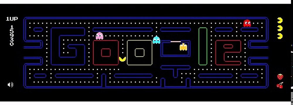 celebrating Pac-Man 30th anniversary by playing it on Googles doodle