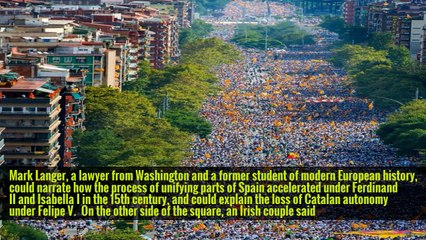 ‘I Thought That Barcelona Was Spanish’: Tourists Caught in Catalonia Unrest