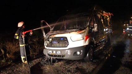 Burdur Ambulansta Oksijen Tüpü Patladı, Hasta Yanarak Öldü