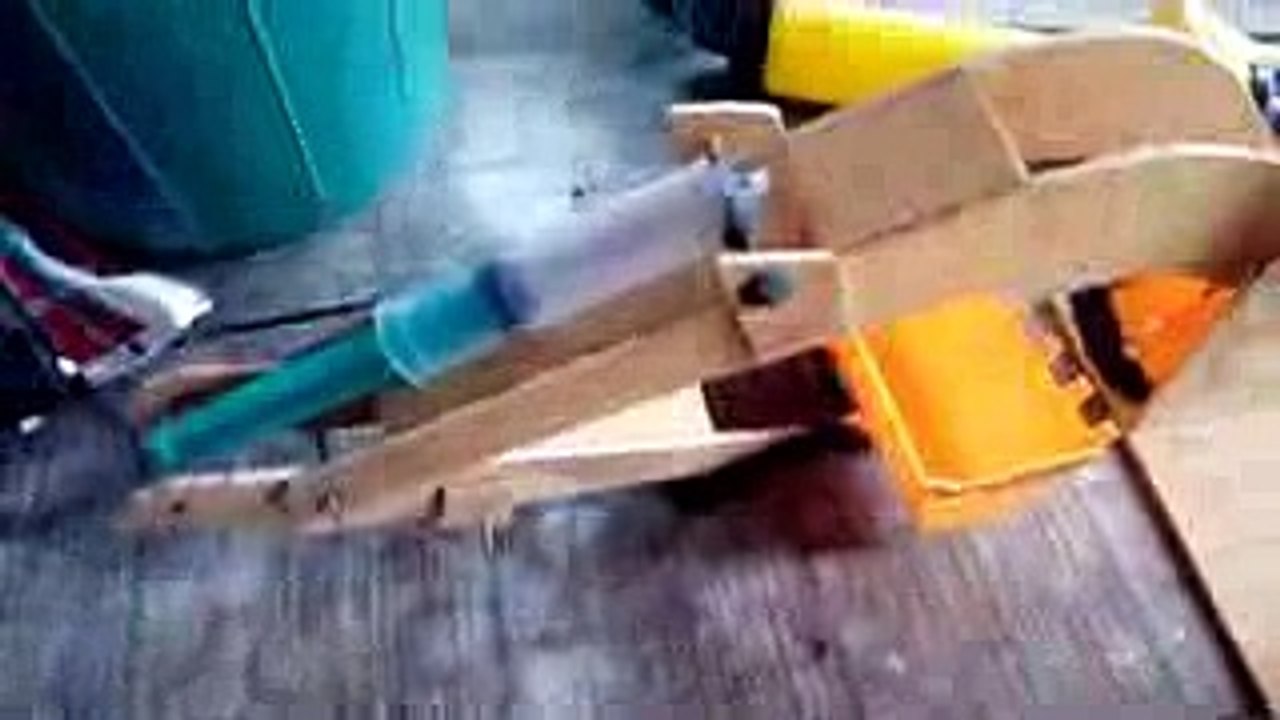 How to build hydraulic excavator part 1 of 3. ( working model).