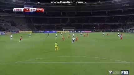 Aleksandar Trajkovski Goal HD - Italy 1-1 Republica di Macedonia - 06/10/2017