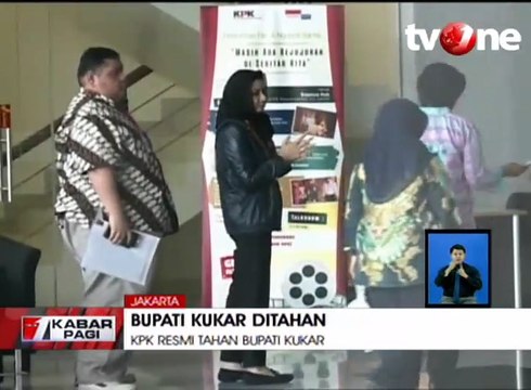 KPK Resmi Tahan Bupati Kutai Kartanegara
