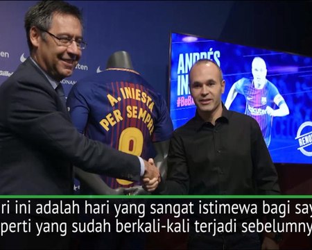 SEPAKBOLA: La Liga: Iniesta Tetap 'Di Rumah' Setelah Kontrak Baru