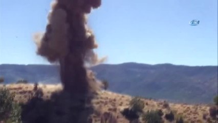 Diyarbakır'da Terör Operasyonu... Ele Geçirilen Patlayıcıların İmha Anı Kamerada