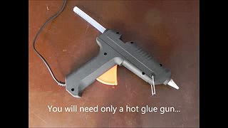 How to make phone case with hot glue gun