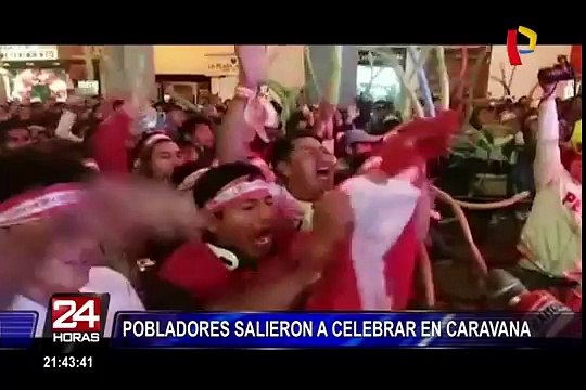 Miles de hinchas en el interior del país celebraron empate de Perú vs. Argentina