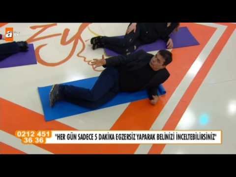 Bel incelten egzersizler: Zahide ile Yetiş Hayata - atv
